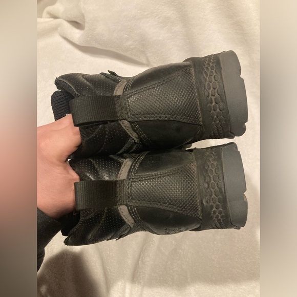 TIMBERLAND PRO Women's 8 womens POWERFIT Black Leather composite Toe Boots - Picture 4 of 11